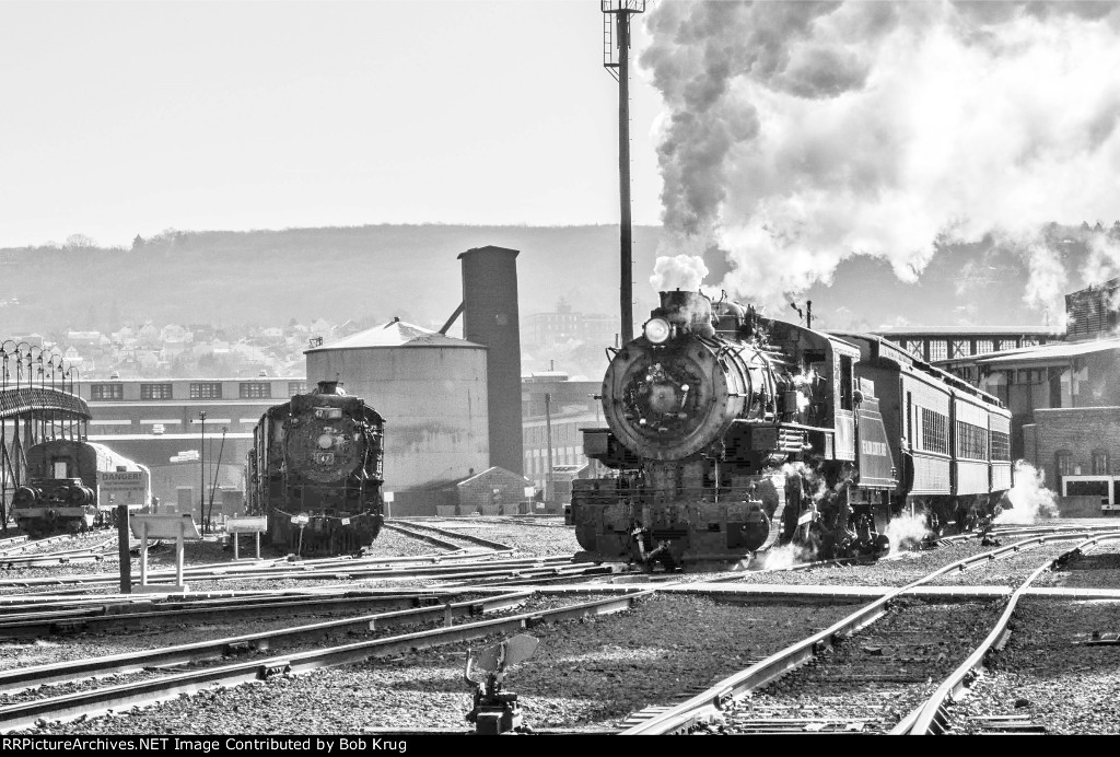 BLW 26 in the Steamtown Yard with the Iron Horse Society Santa Train